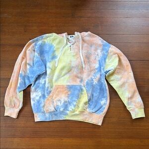 Ron Jon Key West Tie-Dye Hoodie - Blue, Yellow, Orange